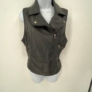 New Look Faux Leather Vest